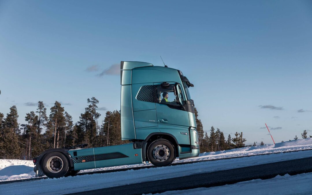 Nieuwe veiligheidsvoorziening voor elektrische Volvo-trucks