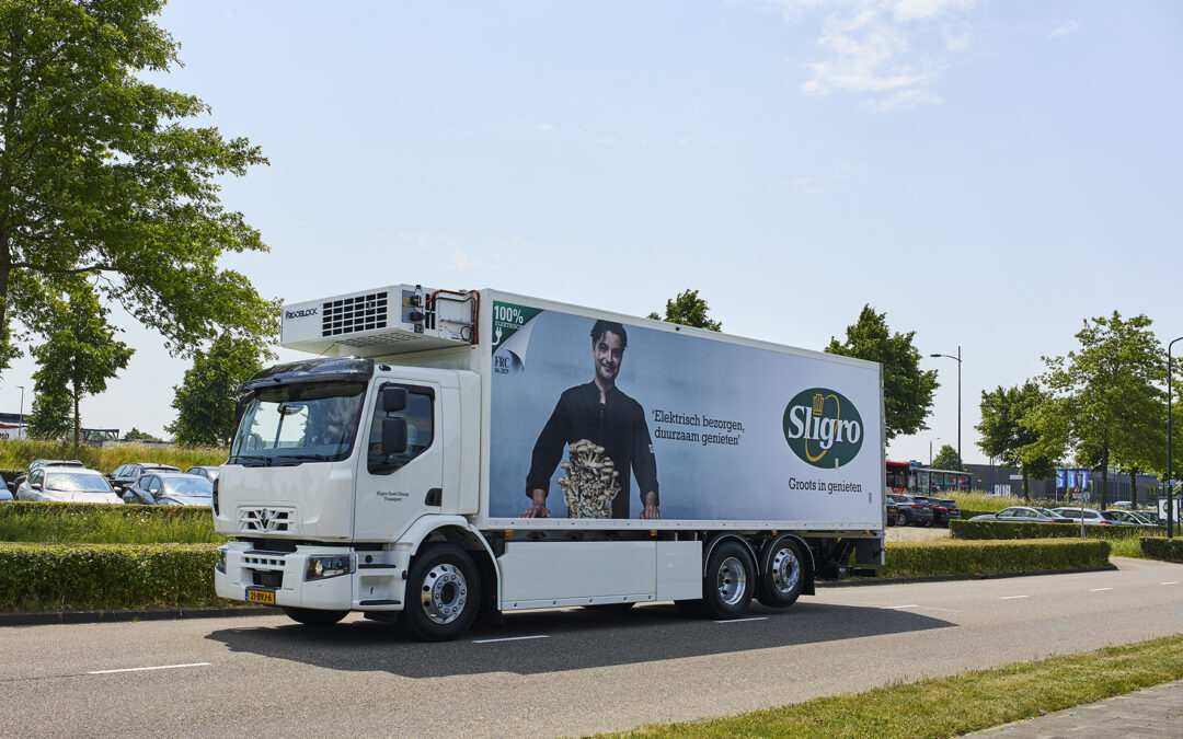 Sligro Food Group start eigen transportbedrijf met elektrische Renault Trucks E-Tech D Wide