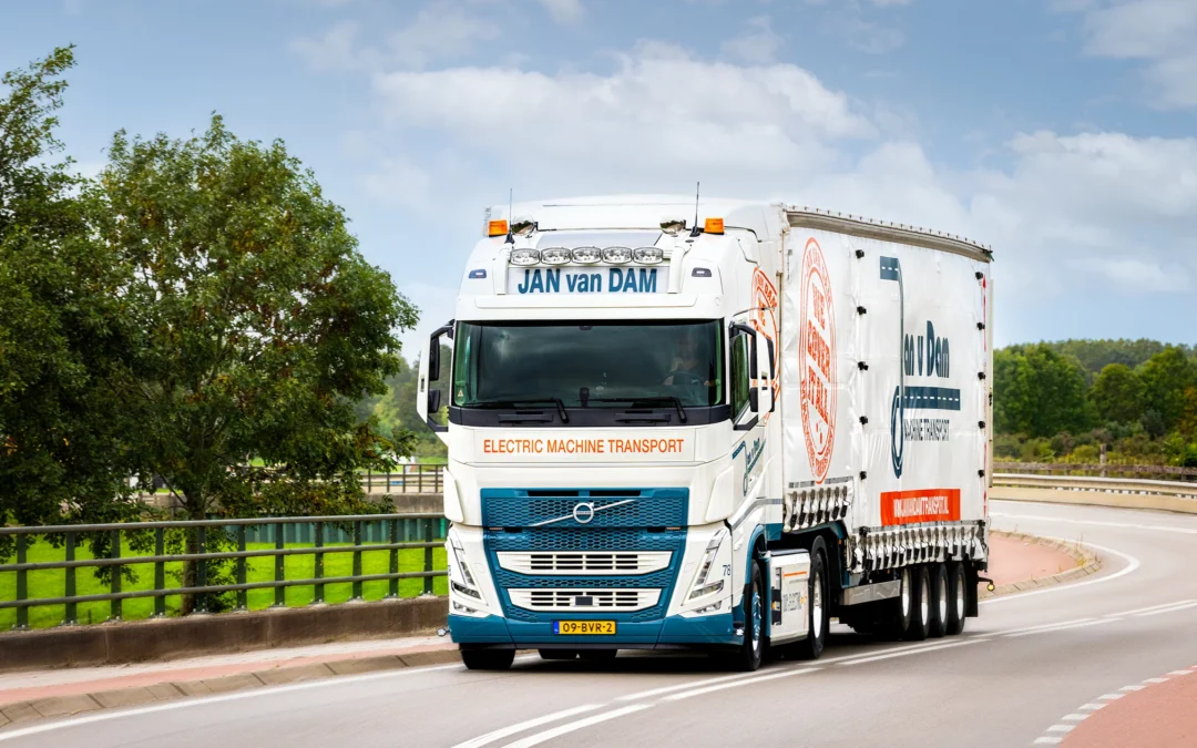 Jan van Dam Machine Transport investeert opnieuw fors in duurzaamheid